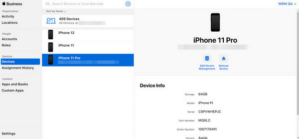 Select Your Device Name