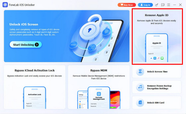 Click Remove Apple ID Feature