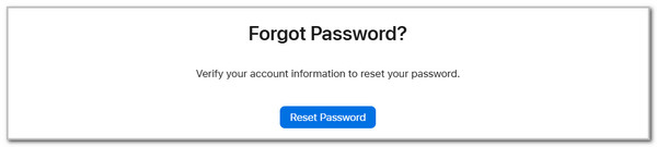 click reset password