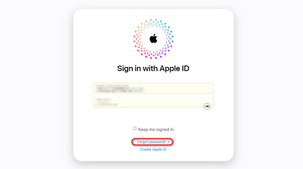 mot de passe oublié de l'identifiant Apple