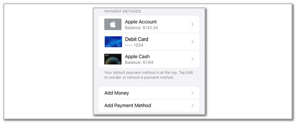 tap add payment