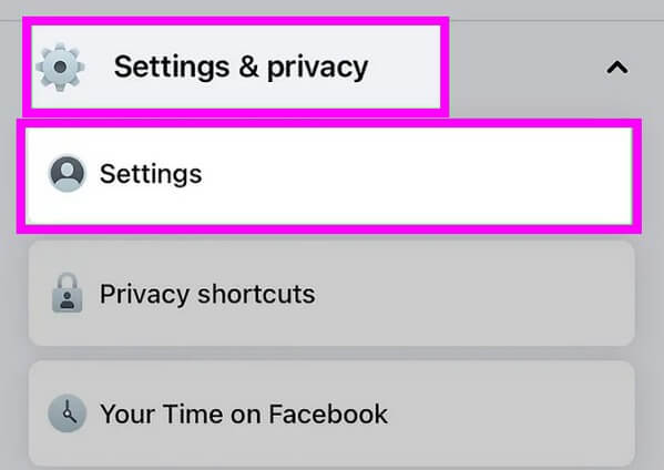 select the Settings button