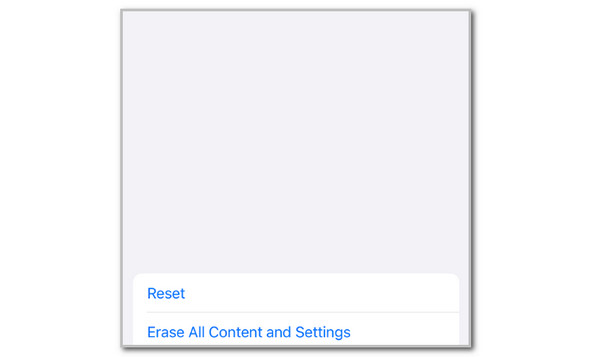 Tap Erase All Content And Settings Button