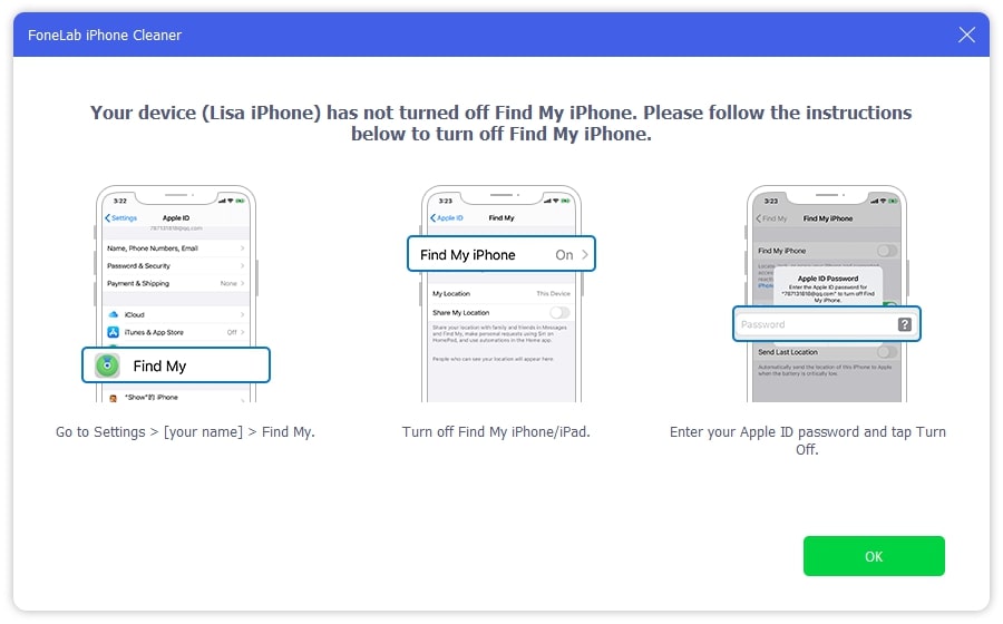 Turn Off Find My iPhone