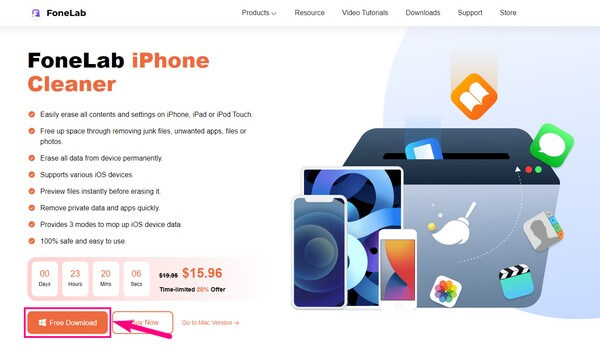 selecting the Free Download button