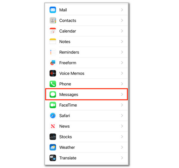 Click Messages Button