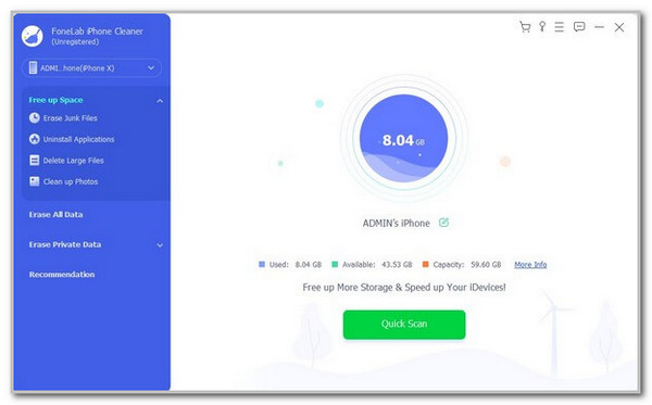 Click Quick Scan Button
