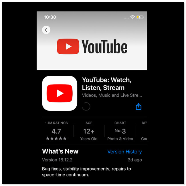 the app will not have the cache because it is the updated version