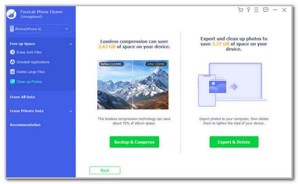 Click Clean Up Photos Features