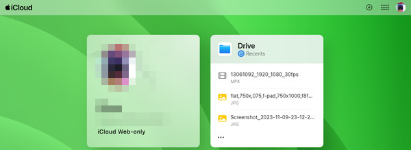 Click Photos Or Drive Button