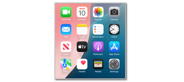 Tap Photos App Button