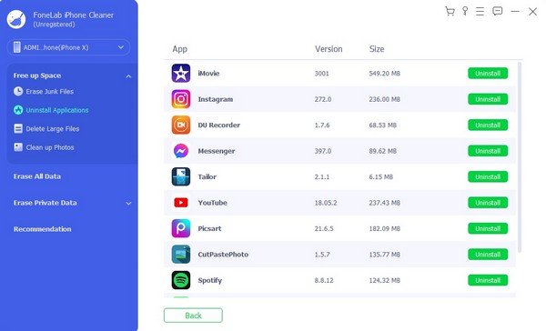 eliminar datos elegidos