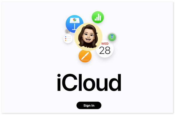 log into icloud account