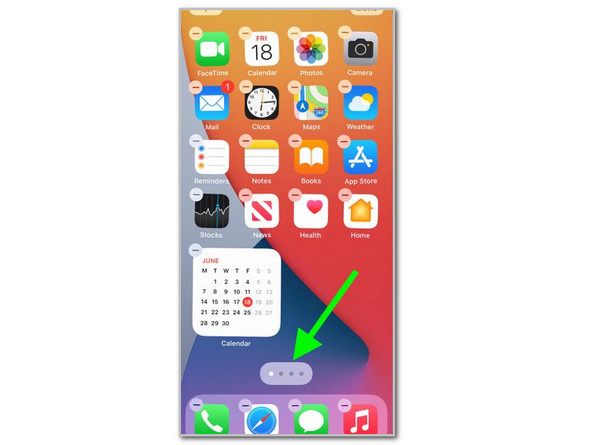 Tap Dots Button