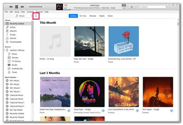 Click iPhone or iPad Button