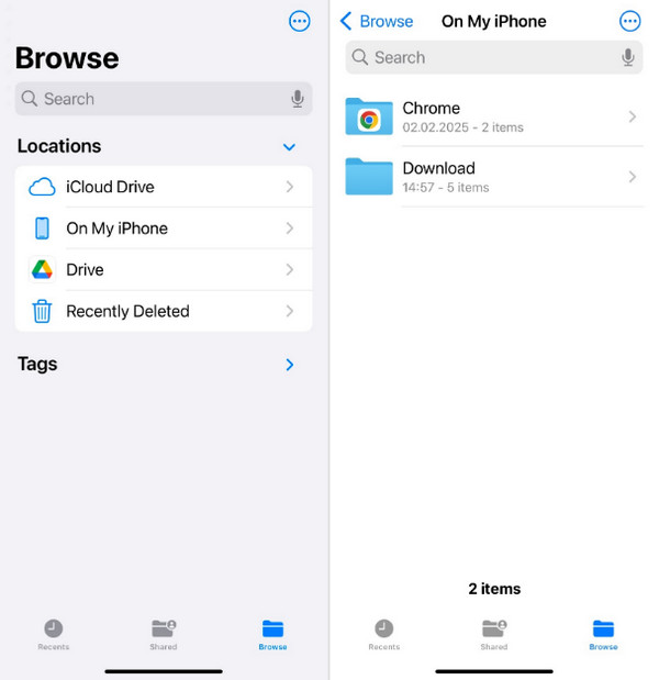 Clear Storage Through Files