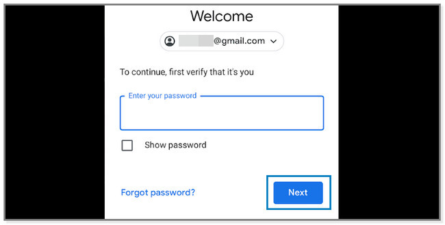 tap the Forgot Password button