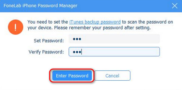 Erstelle ein Passwort