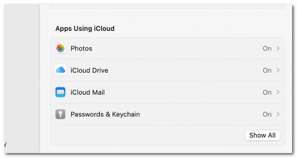 turn on password and keychain fature on mac