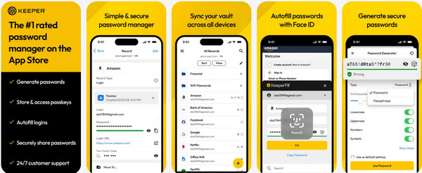 Keeper Password Manager Interface