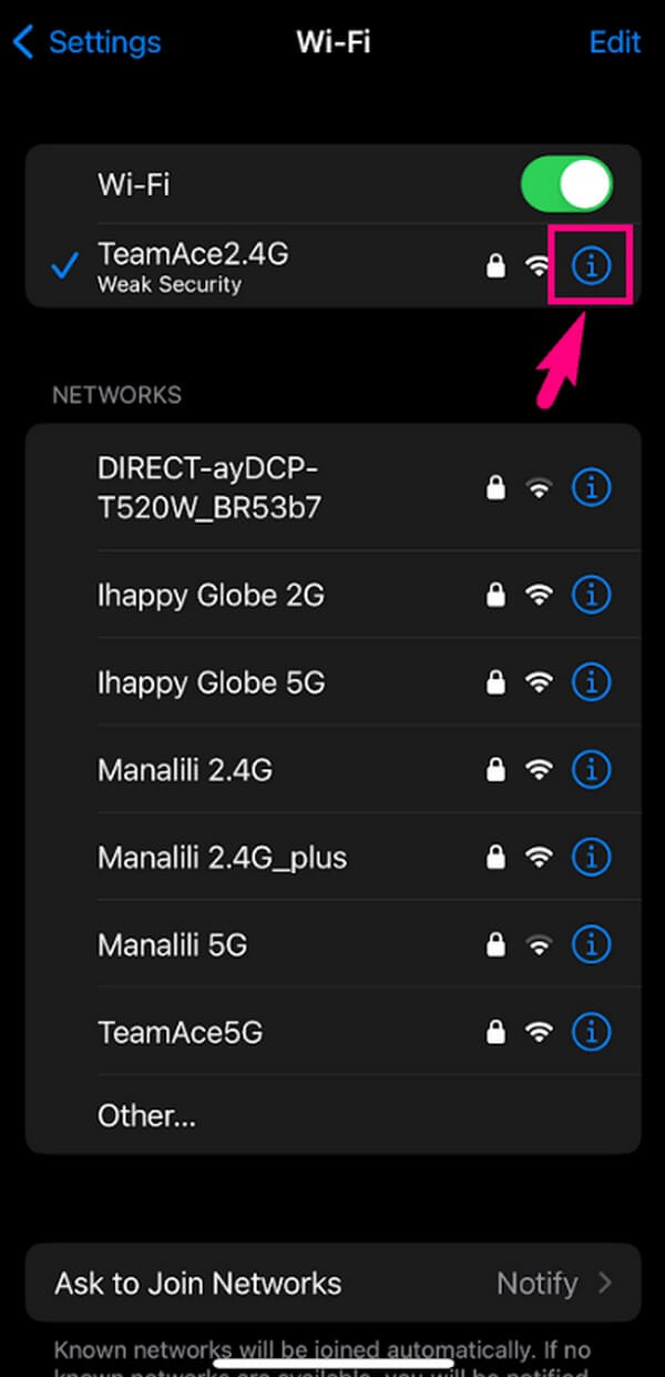 Trouvez votre réseau Wi-Fi