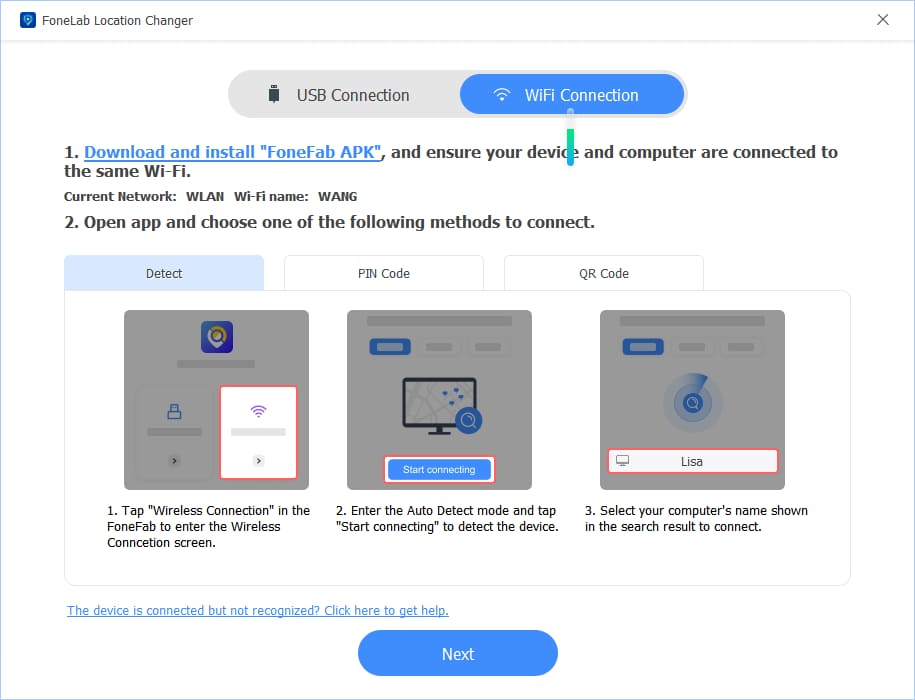 android wifi connection