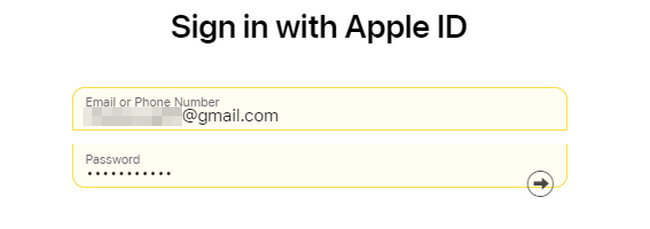 sign in on icloud website