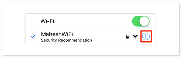 check wifi network info