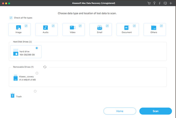 Aiseesoft Data Recovery pour Mac