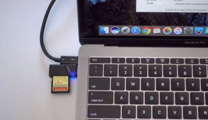 connect sd card to mac