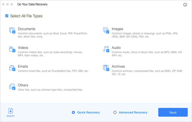 Do Your Data Recovery for Mac