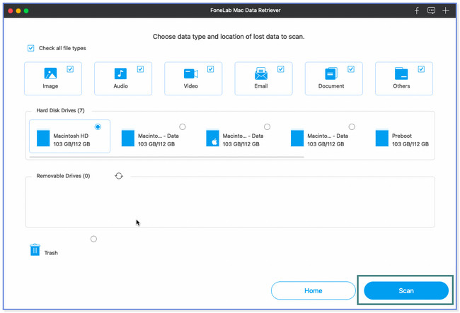lick the Check All File Types button