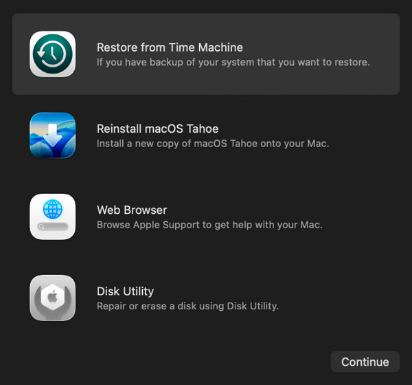 Reset Through Disk Utility