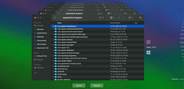 Click Restore Button