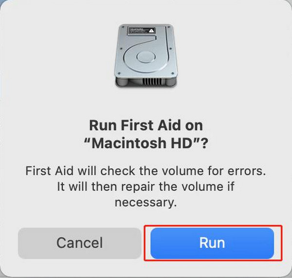 Click Run Button