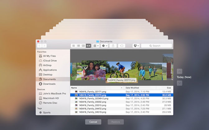 gelöschte Safari-Lesezeichen auf dem Mac mit Time Machine wiederherstellen