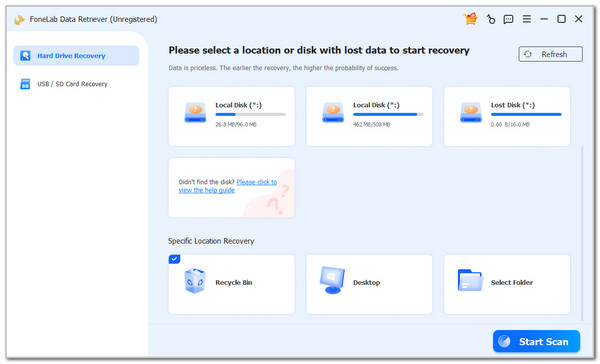 Click Recycle Bin Button