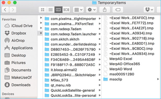 восстановить несохраненный файл Excel Mac Temp
