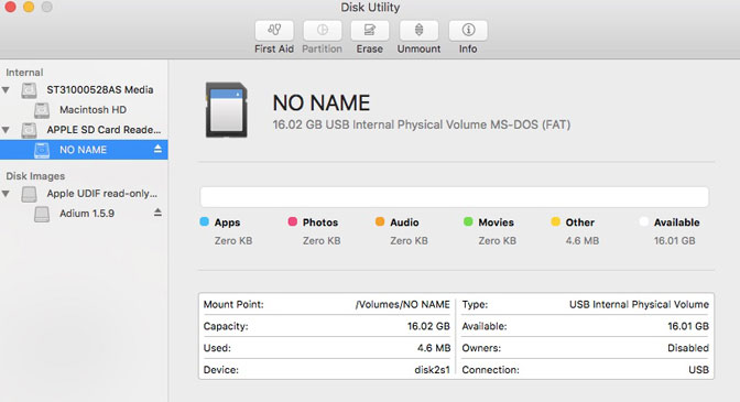 reformat sd kartı