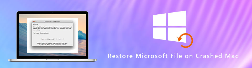 Recuperar arquivos da Microsoft em Mac Crashed