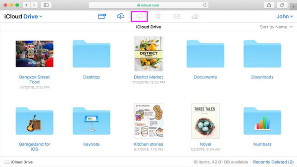 Recover Files VIA iCloud