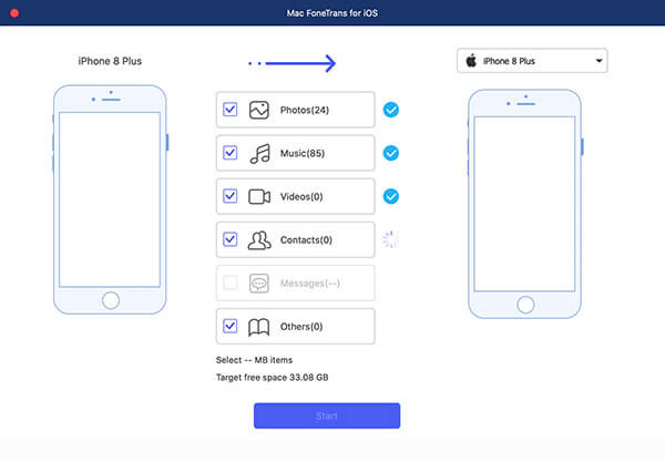 elegir carpeta para transferir datos