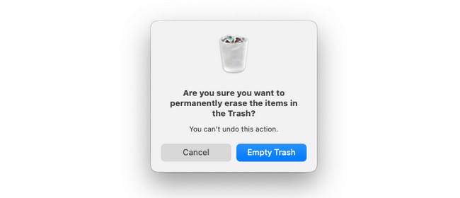 click empty trash