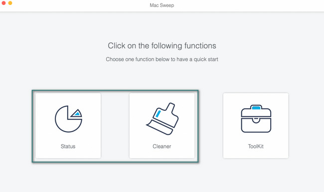 click cleaner button