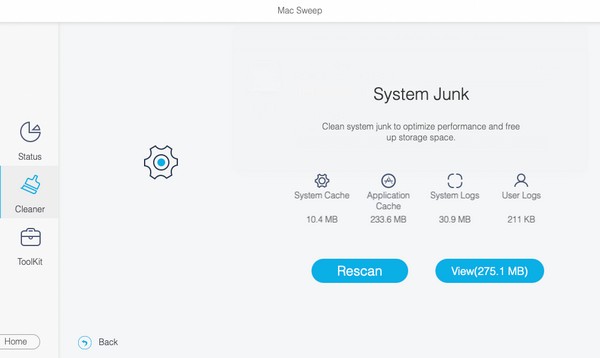 escanear datos del sistema