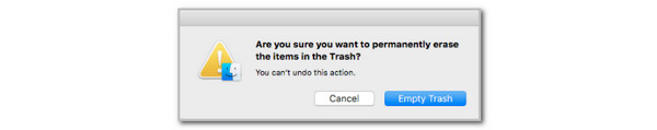 Click Empty Trash Button