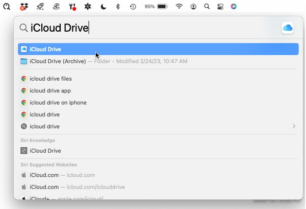 icloud otevřený disk