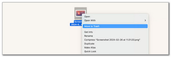 click move to trash
