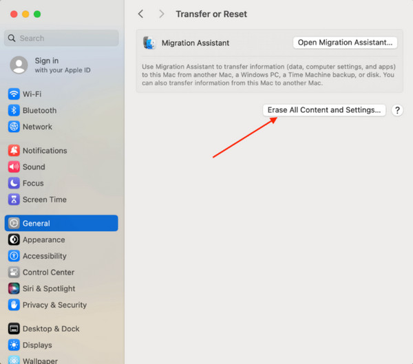 Erase Macbook Via Apple Menu