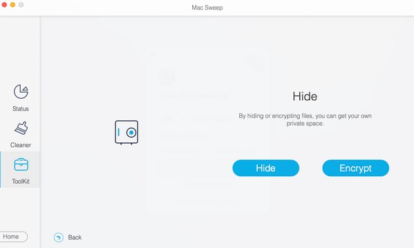 set up hide feture